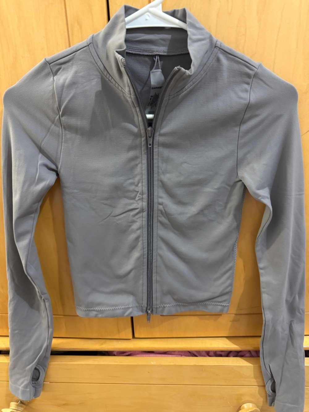 Garage active zip up size xs